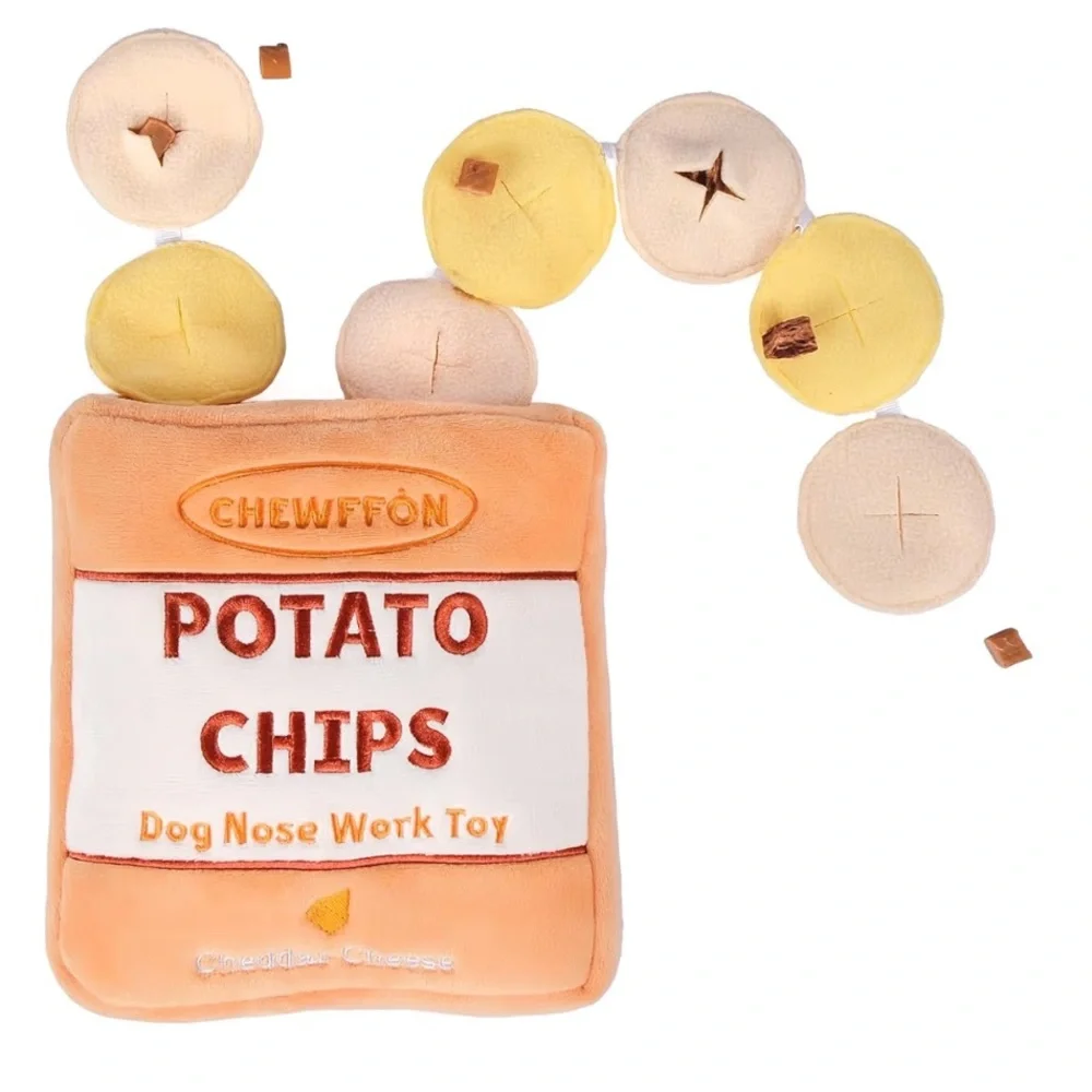 BRAND NEW Potato Chips Dog Nose Work Toy